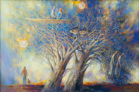 The Painting for Two 2023 oil on canvas 80120sm