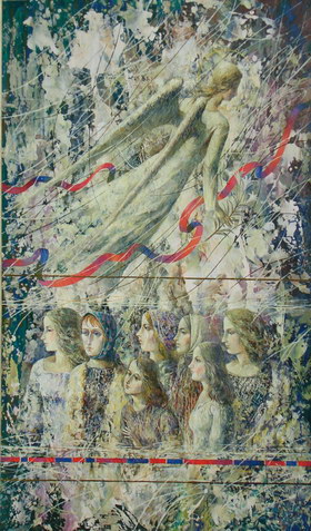 Herald. 1999y. Orgalit, oil. 7142 cm.