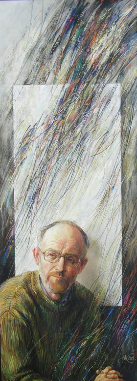 Self-portrait. 2004y. Canvas, oil. 12045 cm.