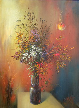 Autumn bouquet. 2007y. Canvas, oil. 8060 cm.