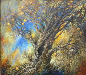 Tree. 2007y Canvas, oil. 8191 cm.