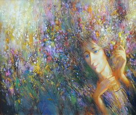 Flora 2014.  Canvas, oil. 6070 cm