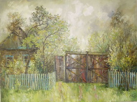 Paradise Gate 2009 . Canvas, oil. 60x80 cm.